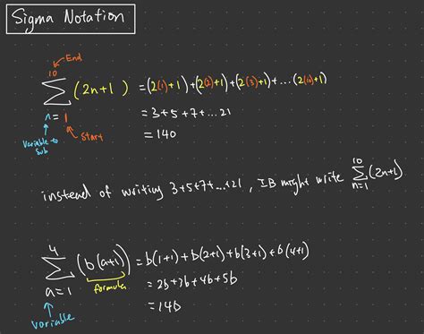 what is sigma notation