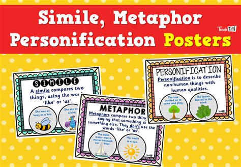 what is simile metaphor and personification called