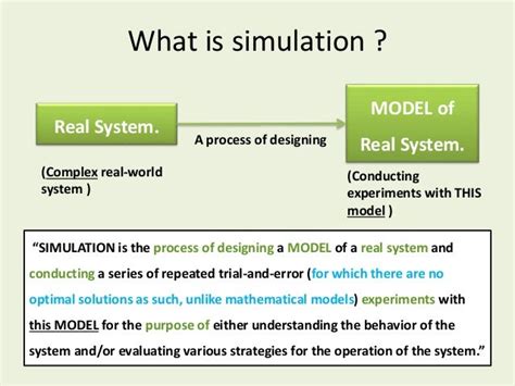 what is simulation explain with example