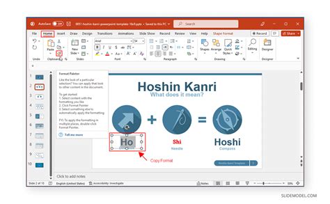 what is slide formatting in powerpoint