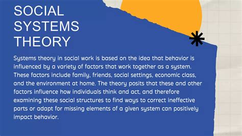 what is social system theory