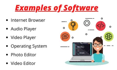 what is software and give some examples