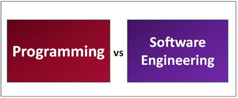 what is software engineering vs programming