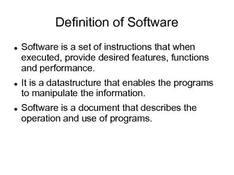 what is software in computer short definition