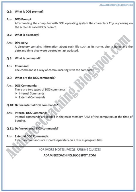 what is software short answer for class 5