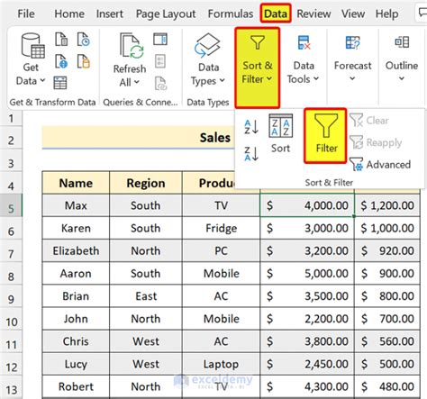 what is sorting and filtering in excel