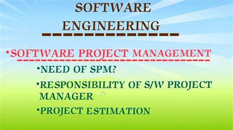 what is spm in software engineering