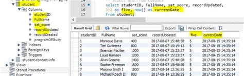 what is sql syntax with example