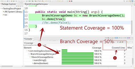what is statement and branch coverage in testing
