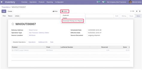 what is stock picking in odoo