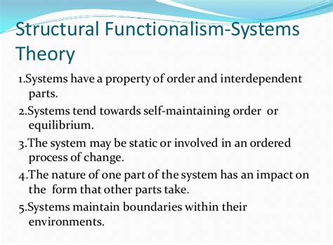 what is structural functional theory