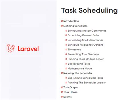 what is task scheduling in laravel