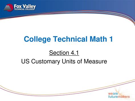 what is technical math in college