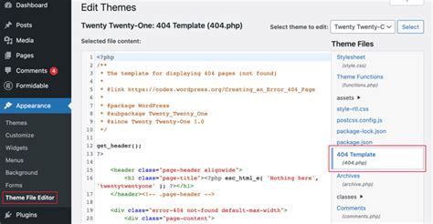 what is template file in wordpress