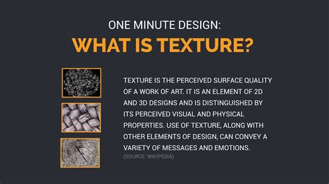 what is texture explain