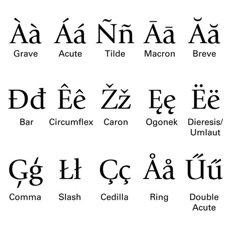 what is the accent over letters called
