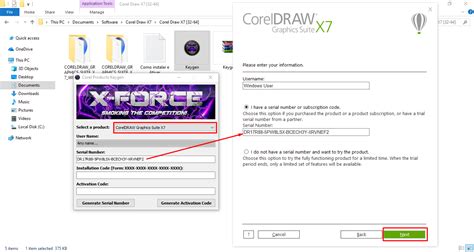 what is the activation code for coreldraw x7