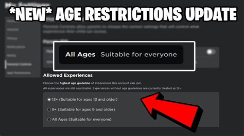 what is the age limit for roblox game