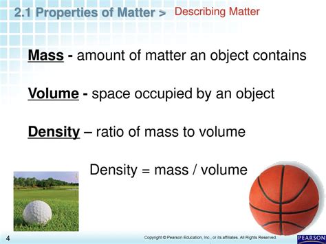 what is the amount of mass in matter