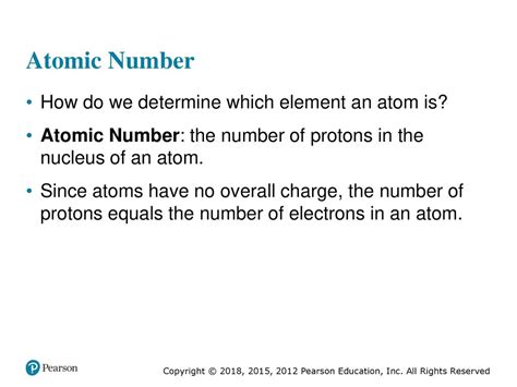 what is the atomic number of an atom determined by