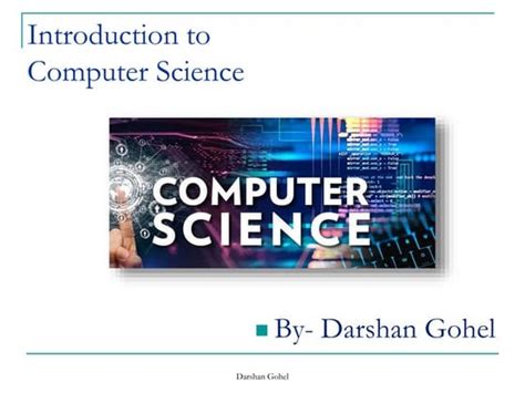 what is the basic introduction of computer science