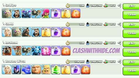 what is the best coc army
