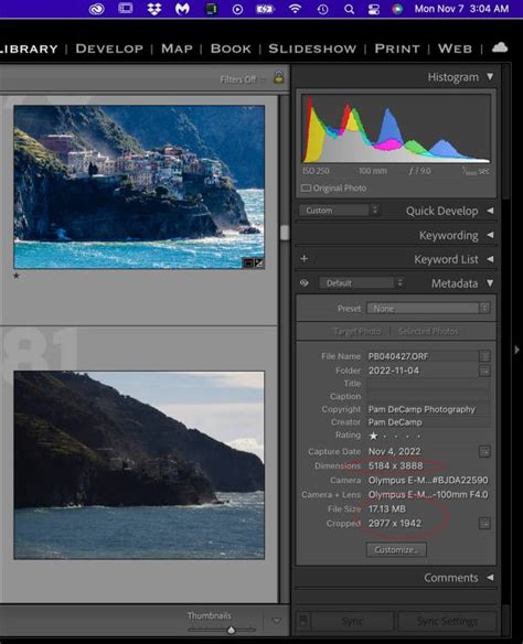 what is the best image sizing resolution in lightroom