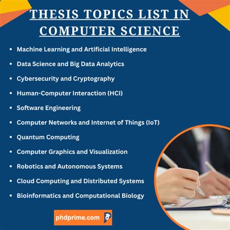 what is the best topic for thesis in computer science