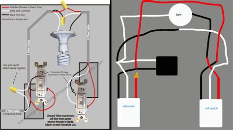what is the black and red wire in a light switch