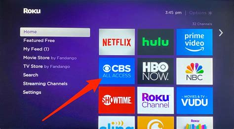 what is the cbs channel on roku