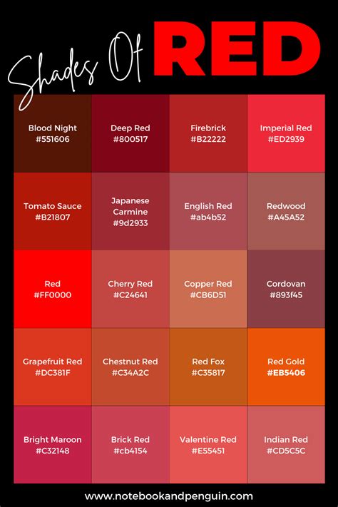 what is the code for the color red