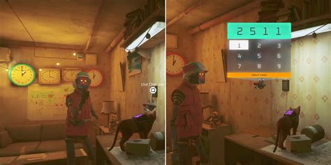 what is the code for the first door in stray