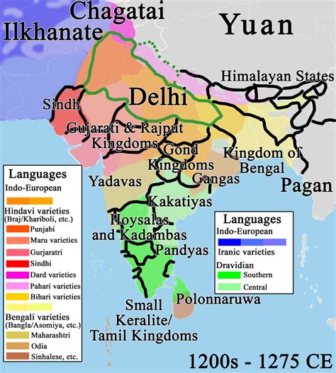 what is the code language of delhi sultanate