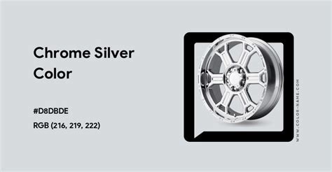 what is the color code for chrome silver