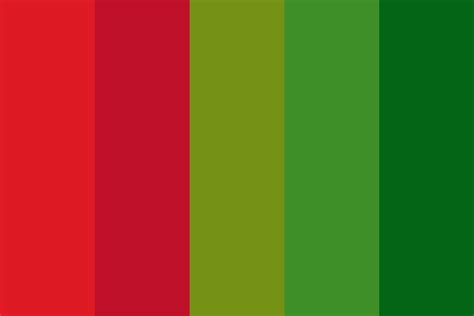 what is the combination of red and green color