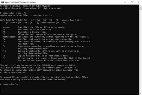 what is the command for copy