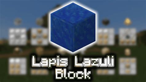 what is the command for lapis lazuli in minecraft