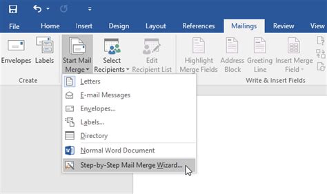 what is the concept of mail merge in word processing
