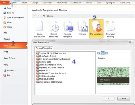 what is the default extension for a powerpoint presentation file