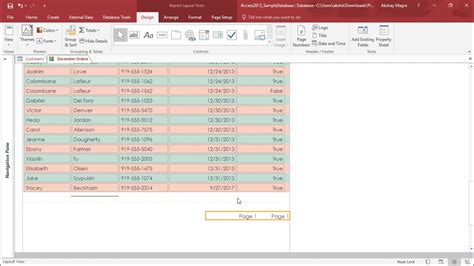 what is the default file format of ms access 2016