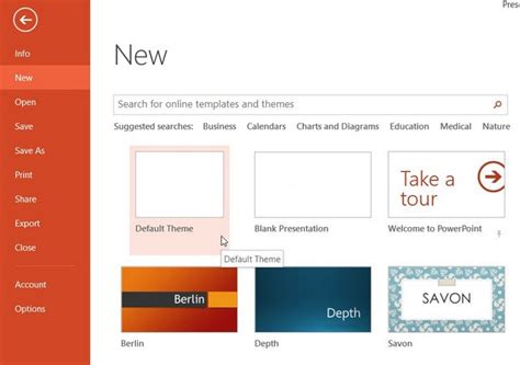 what is the default file name for a powerpoint presentation