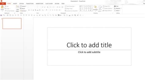 what is the default powerpoint slide size