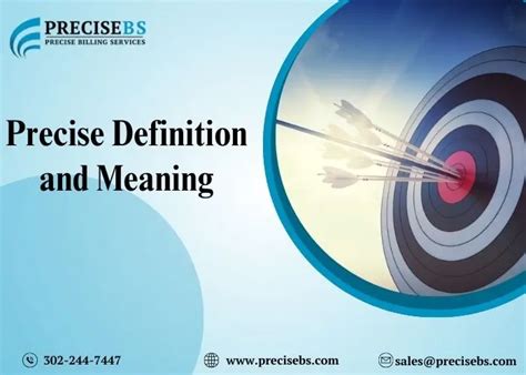 what is the definition for the word precise