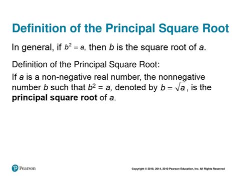 what is the definition of principal square root in math