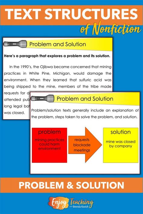 what is the definition of the text structure problem and solution