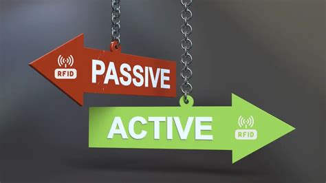 what is the difference between active and passive use of technology