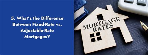 what is the difference between fixed and adjustable rate mortgages