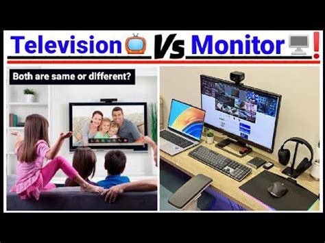 what is the difference between using a tv and computer monitor