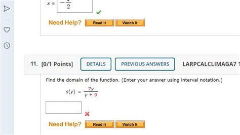 what is the domain of the function enter your answer in interval notation
