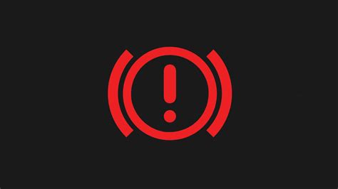 what is the exclamation point warning light in dash